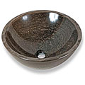 Baden Bath Round Chocolate Marble Vessel Sink