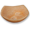 Baden Bath Square Honey Onyx Vessel Sink