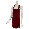 Wishes Women's Red Macrame Racerback Party Dress