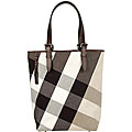 Burberry Victoria Check Canvas Tote Bag