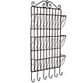 Metal Wall Mount Organizer with Hooks