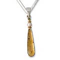 'Wishes' Pearl and Amber Choker (Mexico)