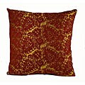 Silkcrest Red/ Gold 24-inch Floor Pillow
