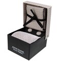 Boston Traveler Tie/ Cuff Link/ Handkerchief Gift Set