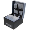 Boston Traveler Tie, Cuff Link and Handkerchief Gift Set