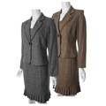 Danny and Nicole Women's 2-piece Tweed Dress Suit