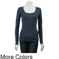 Cyrus Women's Top w/Faux Scarf Accent