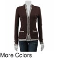 Cyrus Women's Long-sleeve Mandarin Collar Sweater