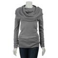 AVA Women's Cashmere Blend Full Portrait Cowl Sweater