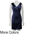 Connected Apparel Women's Retro Crush Satin Dress