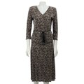 Connected Apparel Women's Paisley Bodre Dress