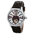 Burgi Women's Diamond Open Heart Automatic Watch