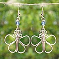 Butter Fly Electroplated Earrings (Kenya)