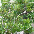 Hoops Electroplated Earrings (Kenya)