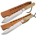 Set of 2 Bowie Knives with Sheaths