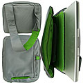 Belkin Deluxe Grey/ Green Laptop Messenger Bag