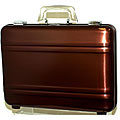 Zero Halliburton Chocolate Brown Business Attache Case