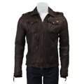 Buffalo by David Bitton Men's Brown Leather Jacket