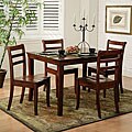 Louis Phillip 5-piece Cherry Finish Dinette Set
