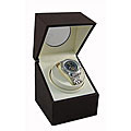 Heiden Brown Leather Box Single Watch Winder