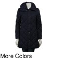 Gallery Women's 3/4-length Quilted A-line Coat