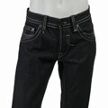 Rivet De Cru Men's Leather Trim Jeans
