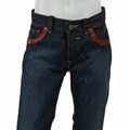 Rivet De Cru Men's Leather-trimmed Denim Jeans