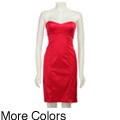 Necessary Objects Junior's Strapless Corset Dress