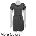 Necessary Objects Junior's Belted Dress