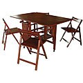 Vifah Eucalyptus Hideaway Table and Chairs Set