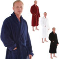 Alexander Del Rossa Men's Cotton Terry Bathrobe