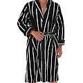 Alexander Del Rossa Men's Terry Cotton Corded Bathrobe