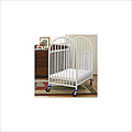 LA Baby Arched Compact Metal Crib
