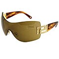 Versace VE 2083B Women's Rimless Wrap Sunglasses