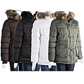 Tommy Hilfiger Down Coat with Toggles and Faux Fur Trim Hood