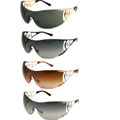 Versace VE 2086 Women's Rimless Wrap Sunglasses