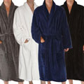 Alexander Del Rossa Men's Classic Long Fleece Bathrobe