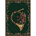 'French Horn' Nylon Rug (3'10 x 5'4)