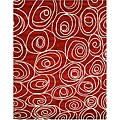 Hand-tufted Shelby Red Wool Rug (9' x 12')