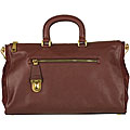 Prada Saffiano Tessuto Burgundy Tote