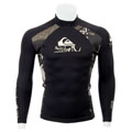 Quiksilver Men's Syncro 1mm Black/ Camo Wetsuit Jacket
