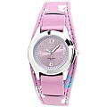 Activa Women's Flower Design Lilac Fabric Watch