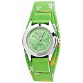 Activa Women's Flower Design Lime Green Watch
