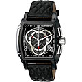 Invicta Men's S1 Chronograph Black Leather Watch