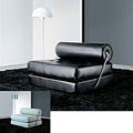 Cartouche-designed Divanport/ Daybed with Unique Spiral Cushion Lever