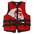 Quiksilver Men's Red Syncro Distreed PFD
