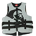 Quiksilver Men's Silver Syncro Distressed II PFD