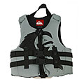 Quiksilver WSL812 Syncro Kid's Silver/ Black Distressed II PFD