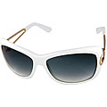 Marc Jacobs 023/S Women's White Plastic Shield Sunglasses