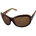 Tom Ford FT0047 'Fiona' Light Havana/ Gold Plastic Sunglasses